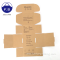 Both side printing kraft corrugated paper shipping box